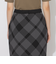 クレストブリッジチェックスボンディングニットスカート