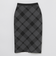 クレストブリッジチェックスボンディングニットスカート