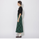 クレストブリッジチェックスボンディングニットスカート