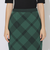 クレストブリッジチェックスボンディングニットスカート