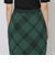 クレストブリッジチェックスボンディングニットスカート