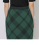 クレストブリッジチェックスボンディングニットスカート