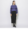 クレストブリッジチェックジャカードニットカーディガン