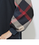 クレストブリッジチェックスリーブポンチワンピース