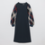 クレストブリッジチェックスリーブポンチワンピース