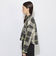 クレストブリッジチェッククロップドシャツジャケット