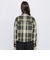 クレストブリッジチェッククロップドシャツジャケット
