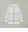 クレストブリッジチェックシャギーカーディガン