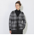 クレストブリッジチェックシャギーカーディガン