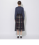 クレストブリッジチェックチュールレイヤードスカート
