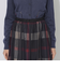 クレストブリッジチェックチュールレイヤードスカート