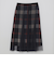 クレストブリッジチェックチュールレイヤードスカート