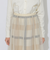 クレストブリッジチェックチュールレイヤードスカート