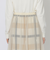 クレストブリッジチェックチュールレイヤードスカート