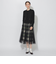 クレストブリッジチェックチュールレイヤードスカート