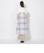 クレストブリッジチェックコンビワンピース