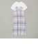 クレストブリッジチェックコンビワンピース