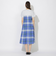 クレストブリッジチェックコンビワンピース