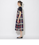 クレストブリッジチェックコンビワンピース