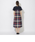 クレストブリッジチェックコンビワンピース