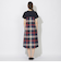 クレストブリッジチェックコンビワンピース