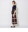 クレストブリッジチェックワイドパンツ