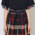 クレストブリッジチェックワイドパンツ