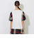 ハーフフレアスリーブチェックTシャツ