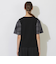 ハーフフレアスリーブチェックTシャツ