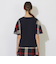 ハーフフレアスリーブチェックTシャツ