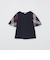 ハーフフレアスリーブチェックTシャツ
