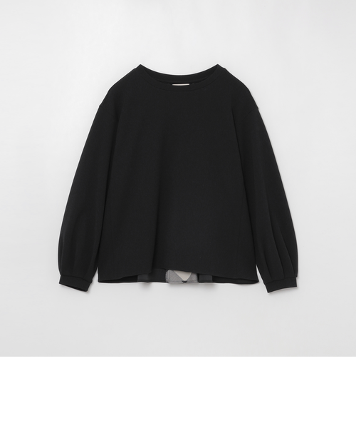 新品タグ付　クレストブリッジ チェックバック切替プルオーバー　黒　Mサイズ バックチェック切替プルオーバー｜シービー・クレストブリッジの