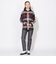 クレストブリッジチェックフーディーシャツ