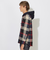 クレストブリッジチェックフーディーシャツ
