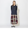 クレストブリッジチェックフーディーシャツ