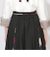 パーシャルチェックスカート