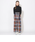 クレストブリッジチェックベルテッドパンツ