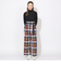 クレストブリッジチェックベルテッドパンツ