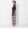 クレストブリッジチェックベルテッドパンツ