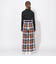クレストブリッジチェックベルテッドパンツ