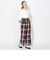 クレストブリッジチェックベルテッドパンツ
