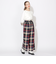 クレストブリッジチェックベルテッドパンツ