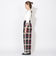 クレストブリッジチェックベルテッドパンツ