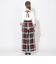 クレストブリッジチェックベルテッドパンツ