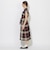 クレストブリッジチェックフレンチスリーブワンピース