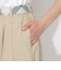 【Quiet checkシリーズ】ウエストチェックリボンワイドパンツ