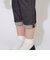 【ユニセックス】クロップドストレッチデニム