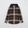 クレストブリッジチェックフーディーシャツ