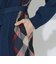 サイドチェック切替ニットワンピース