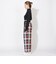 クレストブリッジチェックベルテッドパンツ